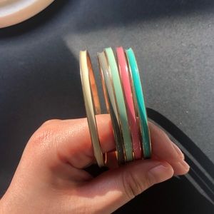 💰$5 WHEN BUNDLE💰5-PIECE SET COLORFUL BANGLE